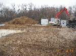 10-30-12 Grading new parking lot.